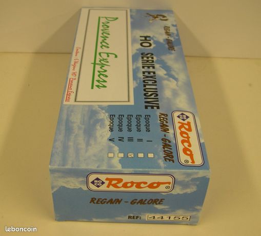 Wagon SNCF Couvert Roco HO échelle 1/87 - Provence Express - Modélisme Ferroviaire