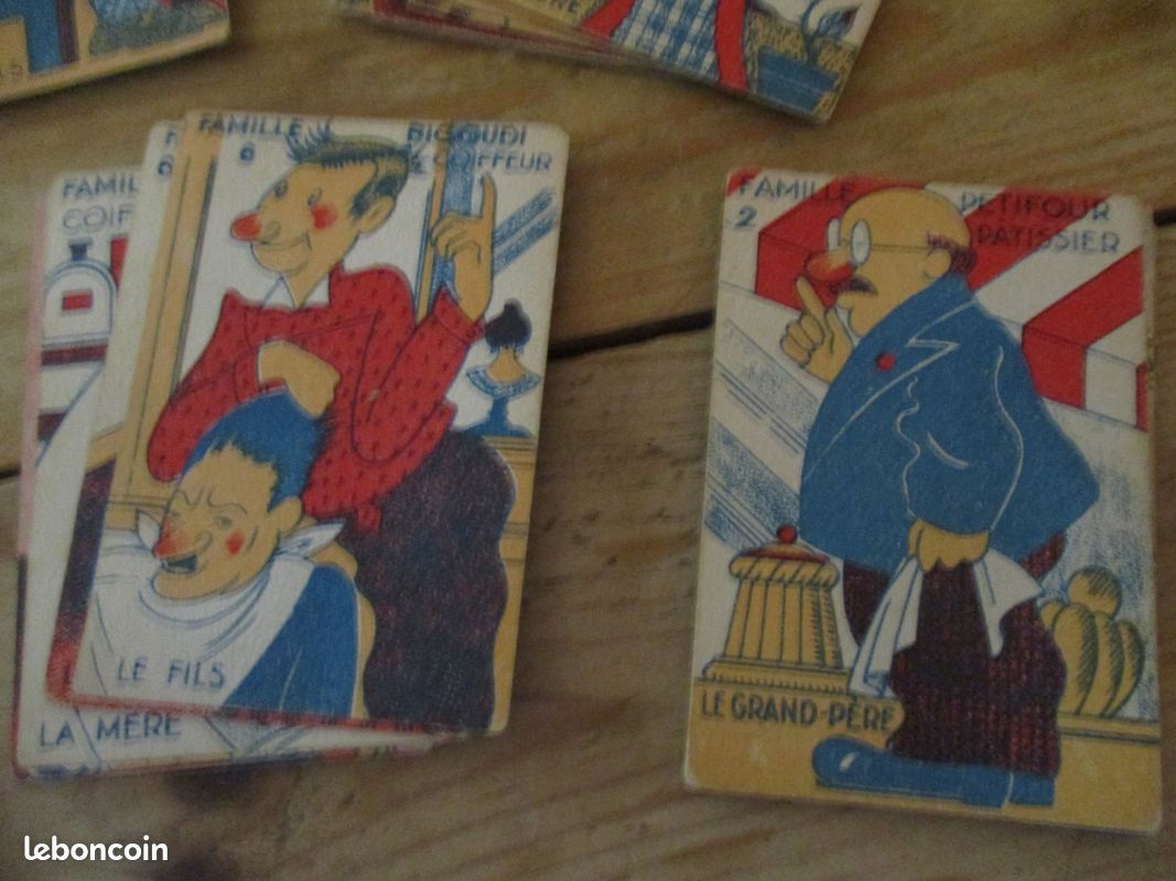 Troc Echange TRES RARE ANCIEN JEU DE 7 FAMILLES 1930 sur Troc Echange TRES RARE ANCIEN JEU DE 7 FAMILLES 1930 sur