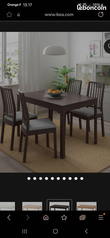 Vend table de salle à manger + 4 chaises (image 4)