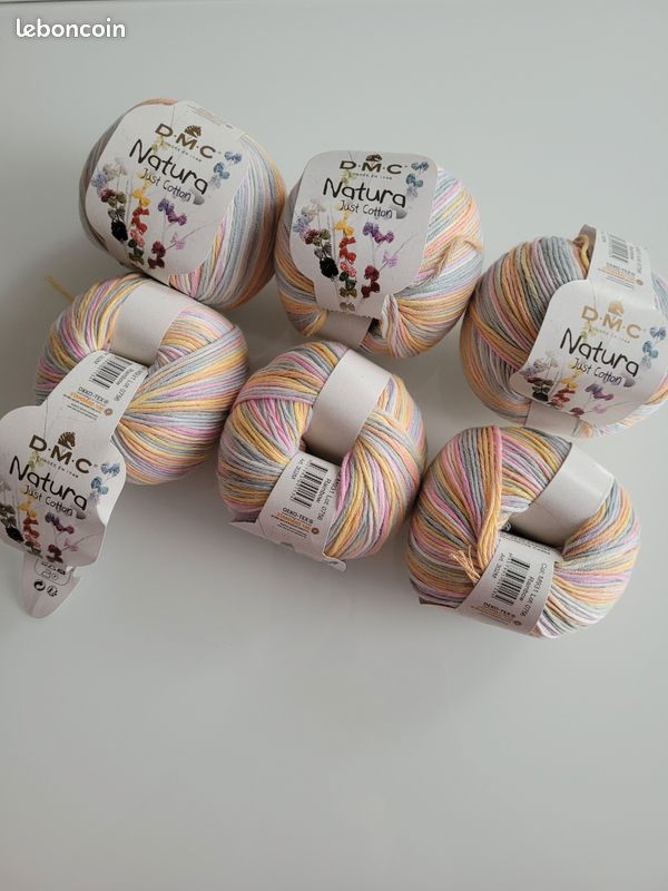 Lot pelotes Natura Just Cotton DMCDMC (image 1)