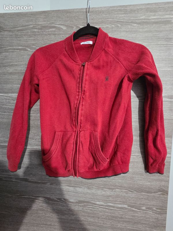 Gilet Réversible Enfant Horseware Denim/rouge Taille 9-10 Ans (Neuf Avec Défauts Mineurs)