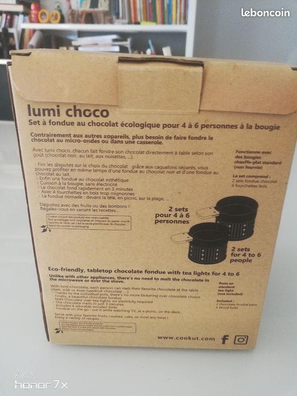 Fondue de chocolat à la bougie écologique (image 2)