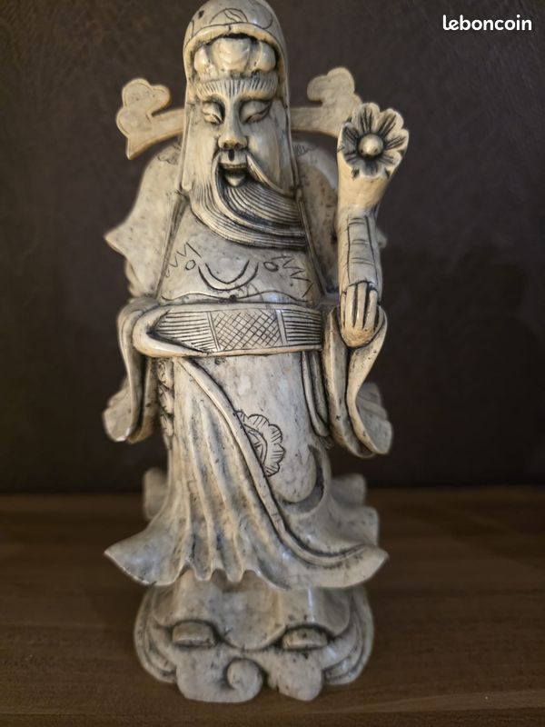 Lot de 3 statuettes vietnamiennes – Sagesse & décoration zen (image 11)