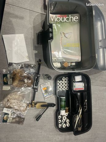 Étau Et Table De Montage Pour Mouches De Pêche - Set Occasion Pour Pêche à La Truite