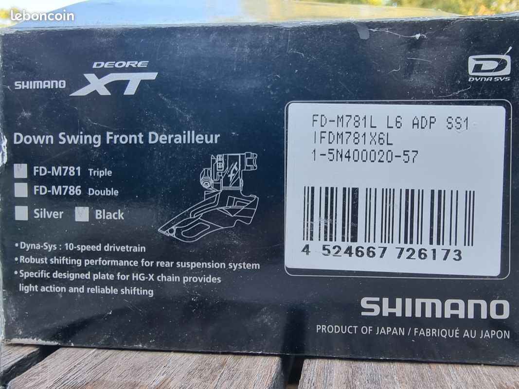 Dérailleur Avant Shimano Deore XT M786 Direct Mount