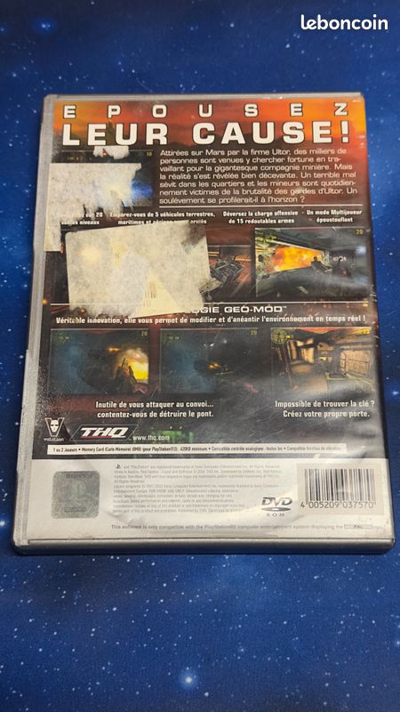 Red Faction Sur PS2 – Neuf Sous Blister ! Édition Platinum PAL (PEGI 18)