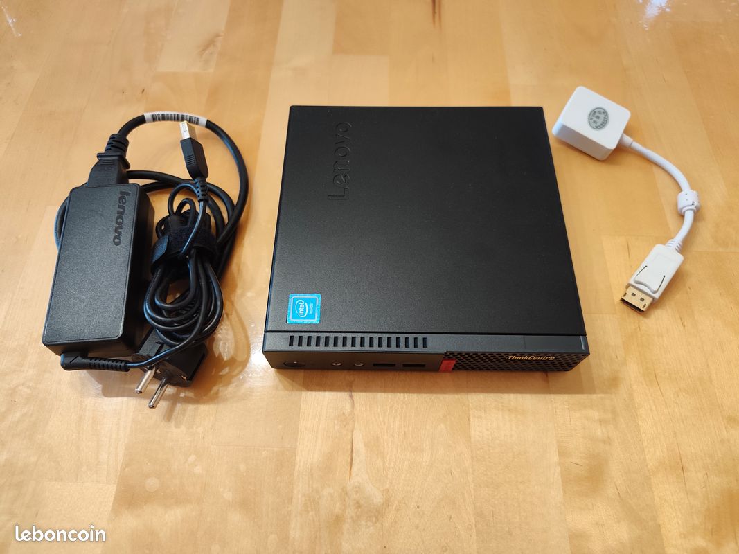 Mini PC Lenovo M710q - Intel Core i7 - 16Go Ram - SSD 256Go + HDD 1To - Windows 11 - Office 2024 (image 1)