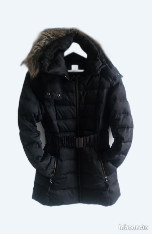 Vêtement Doudoune Camaieu 2021 Manteau Gris Manteau Pied De Poule