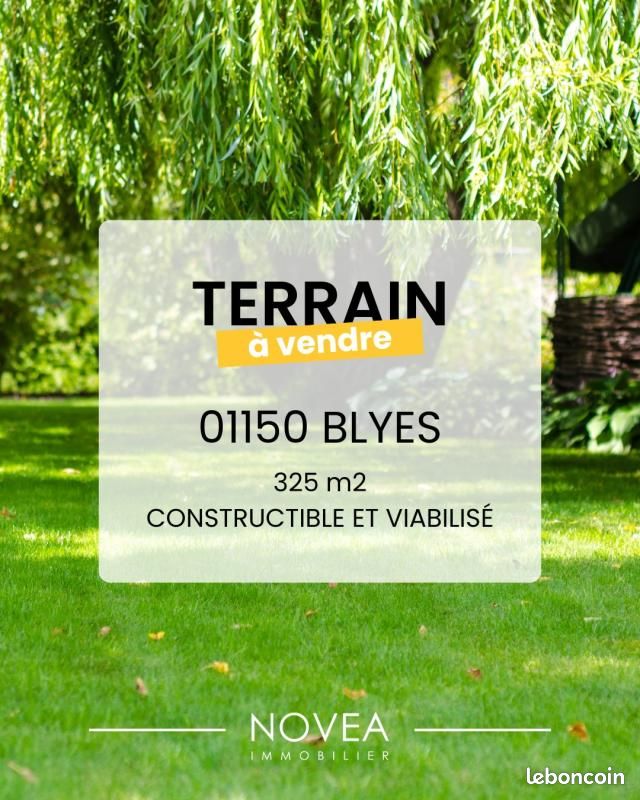 Terrain 325 m² Blyes · 106 000 €