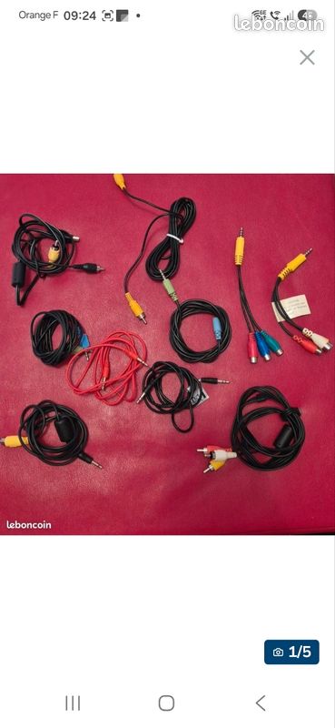 Gros lot de prises et cables divers (image 15)