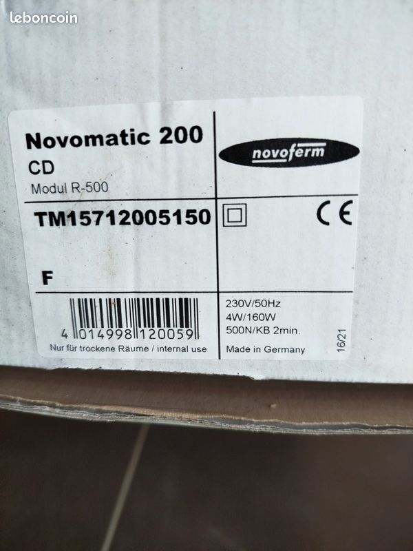 Kit complet moteur porte de garage Novomatic (image 3)