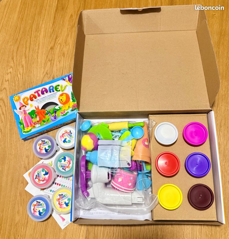 Coffret de pâte à Modeler gâteaux et Glaces Oxybyl + boite Patarev offerte (image 2)