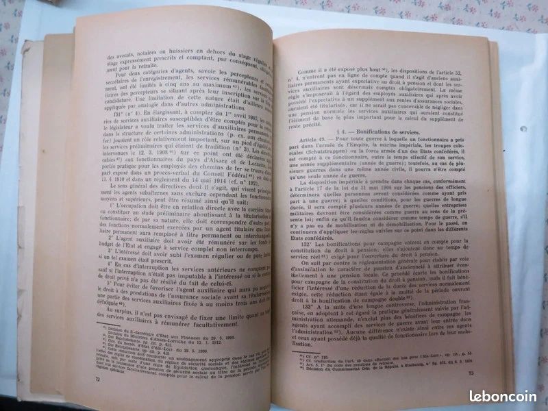 Le Statut Local Des Fonctionnaires D Alsace. 1953 (image 2)