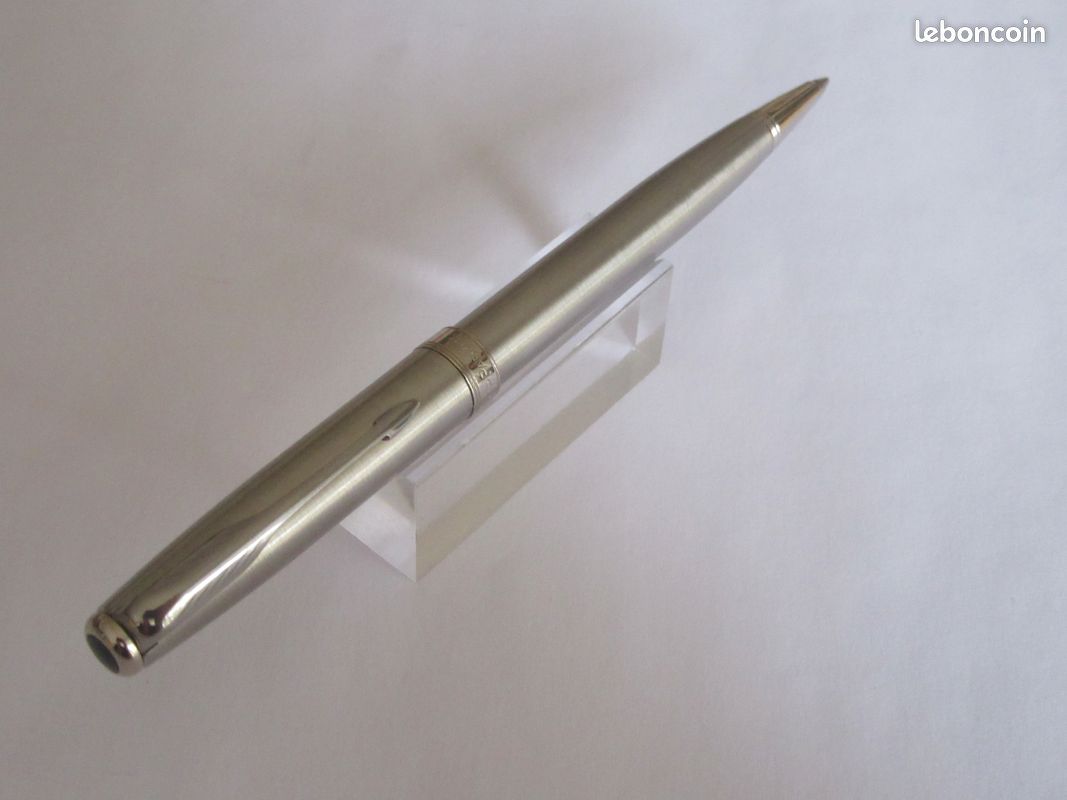 Stylo Parker Sonnet Prestige - Bille/Roller Acier Brossé - Neuf De Stock (sans Emballage)