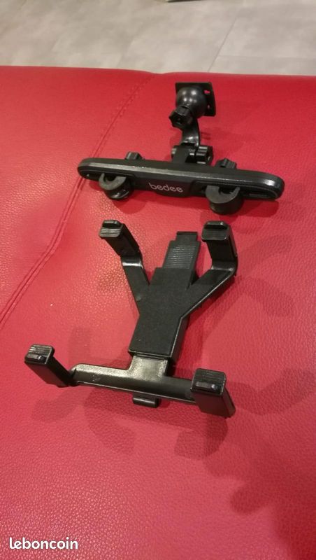 Support Tablette Voiture URAQT 360° Rotation – Bras Extensible Pliable, Fixation Appuie-Tête, Compatible IPad 4.7-11 Pouces Et Tablettes Android