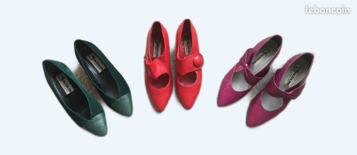 Chaussures en cuir VINTAGE (image 1)
