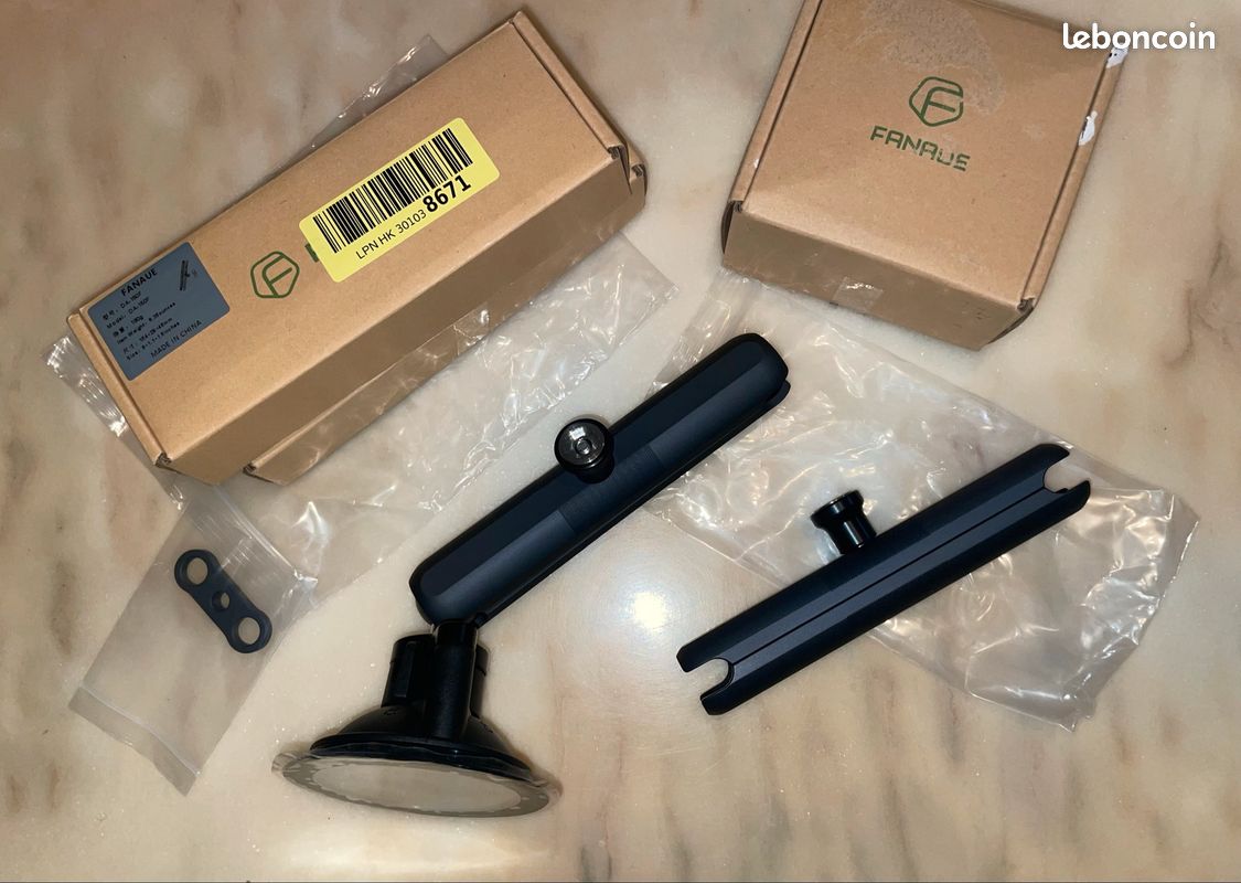 Support Téléphone Moto Universel Avec Boule 2,5 Cm - Compatible RAM Mount, Anti-Vibration Pour Vélo Et Moto