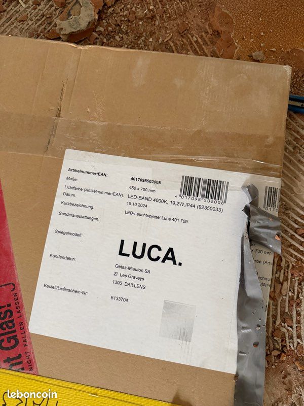 Miroir Led LUCA 45x70 (image 3)