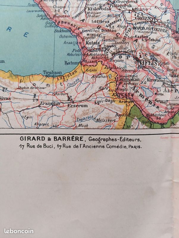 Carte 1943 Tunisie (image 4)