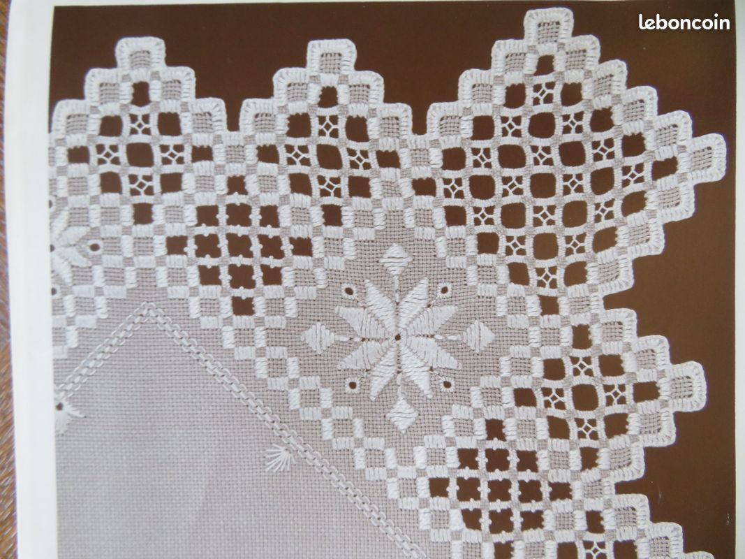 Broderie Hardanger Pour La Table – Livret De Motifs Nordic Needle – Modèles Traditionnels