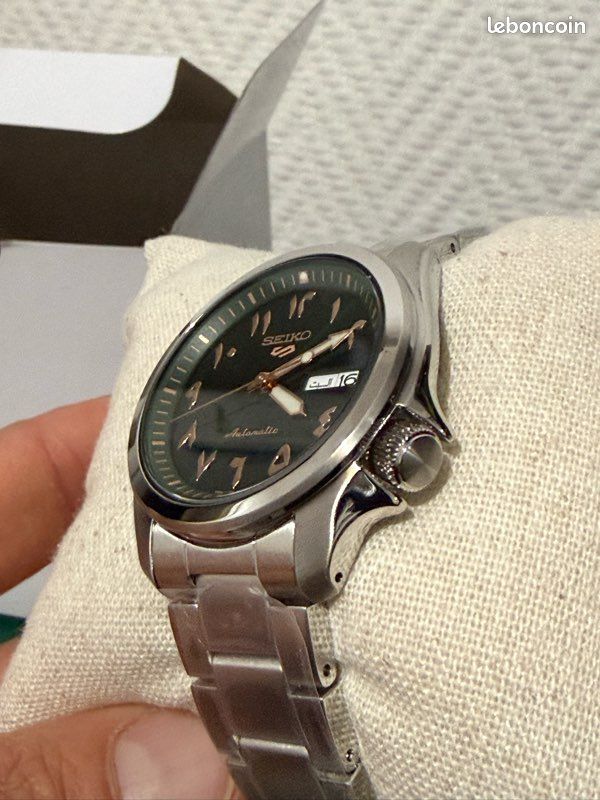 Seiko dial Arabic Green (image 3)