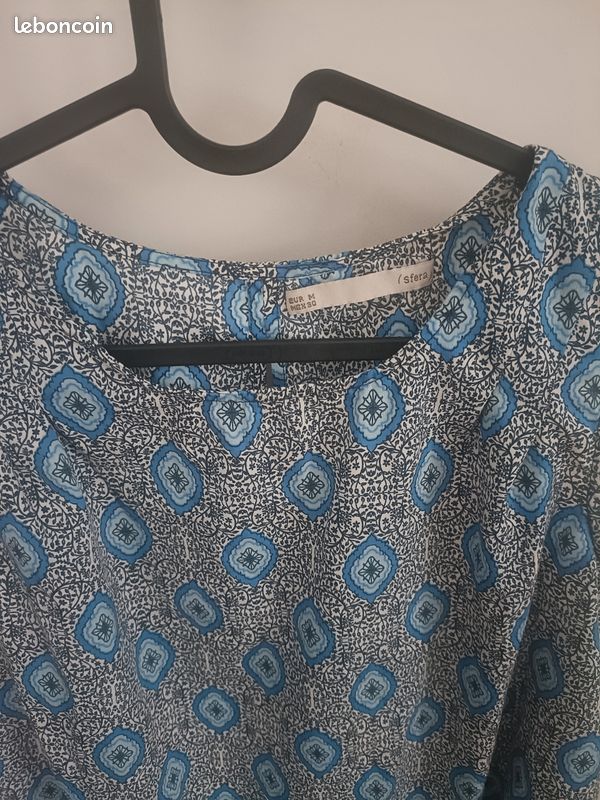 Haut sans manches bleu (image 2)
