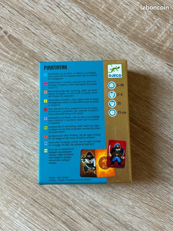 Jeu cartes Piratatak Djeco (image 2)