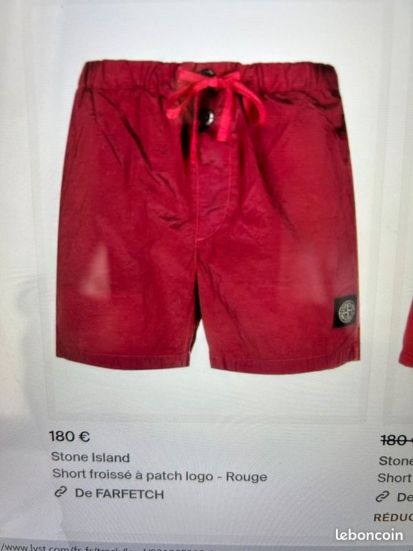 à saisir short stone island neuf pas cher (image 1)