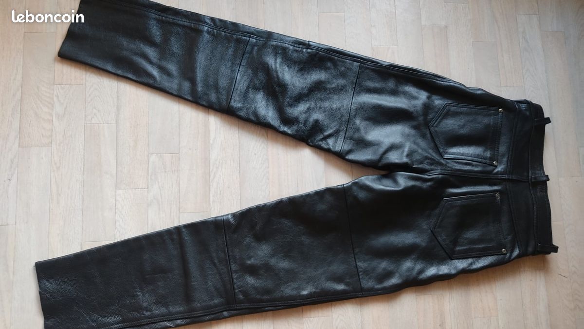Pantalon En Cuir De Veau Reconstruit Vetements - Taille L - Collection Printemps/Été 2016