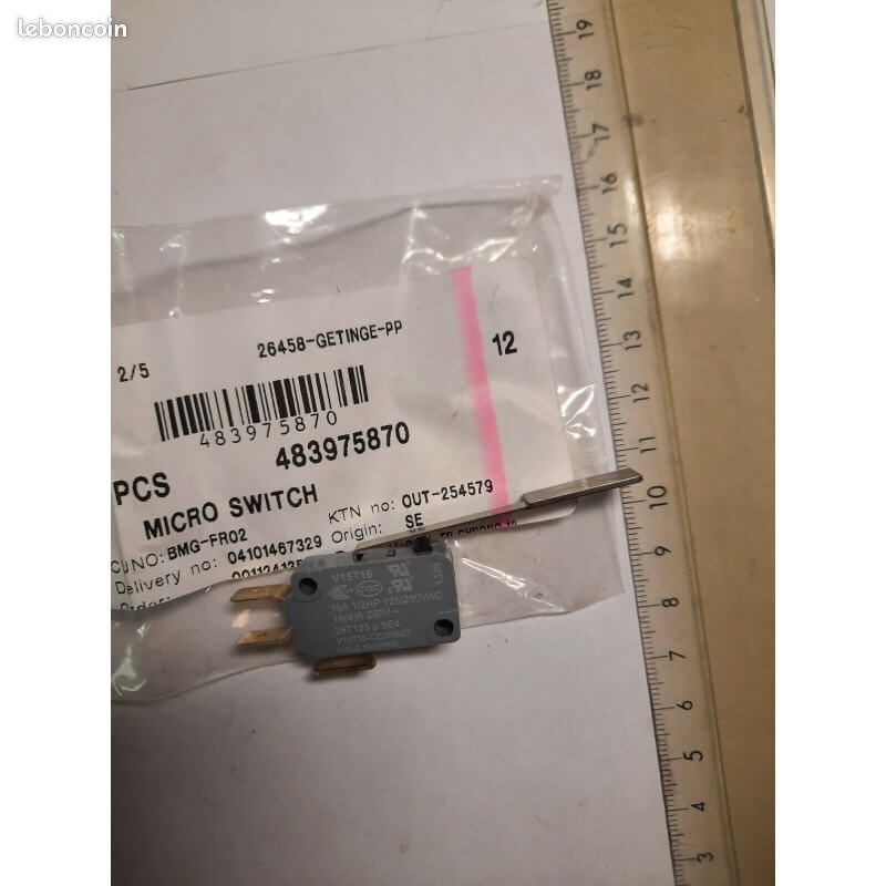 Micro-interrupteur GETINGE 483975870 (image 1)