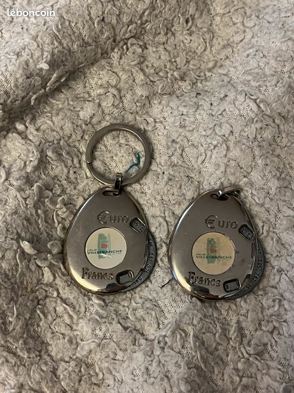 Porte-clés collector conversion euro - francs (image 1)