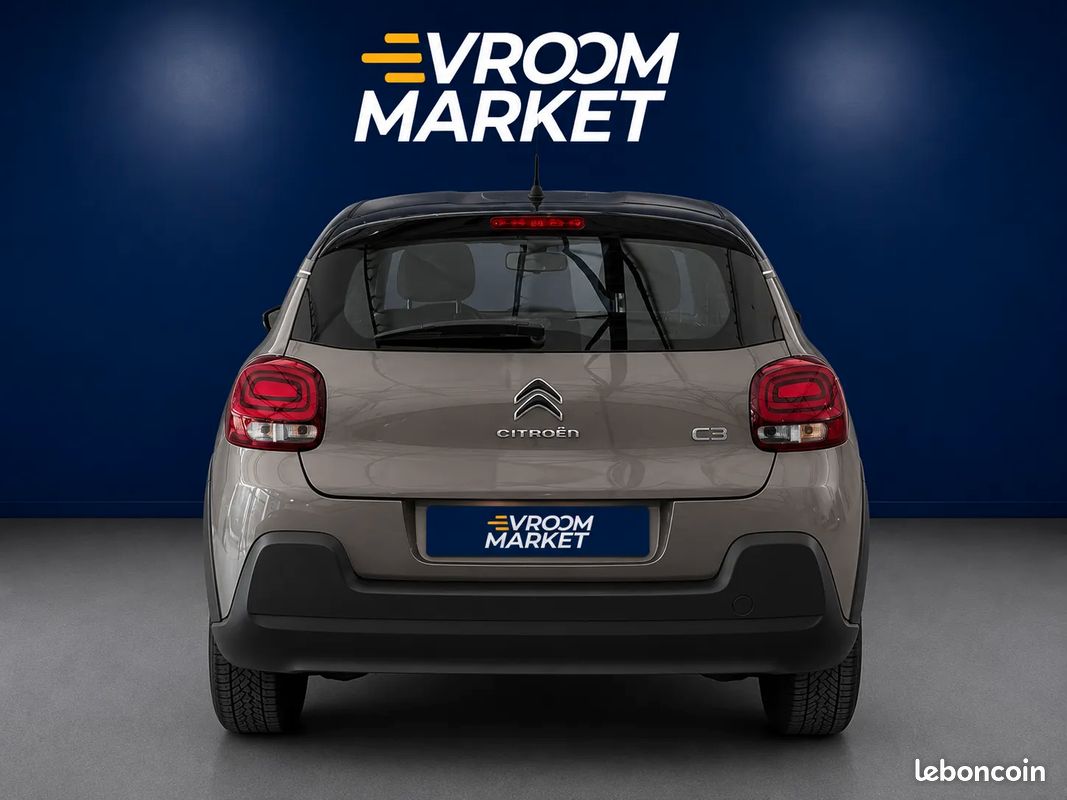 CITROEN C3 1.5 D 102ch FEEL - 2019 - Phares LED - Bluetooth - Climatisation - Régulateur de vitesse - GPS (image 4)