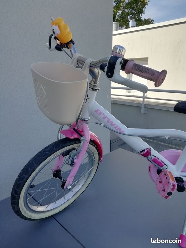 Vélo fille 16 pouce B-twin Docto girl 500 4-6 ans 1m.05-1m20 (image 5)