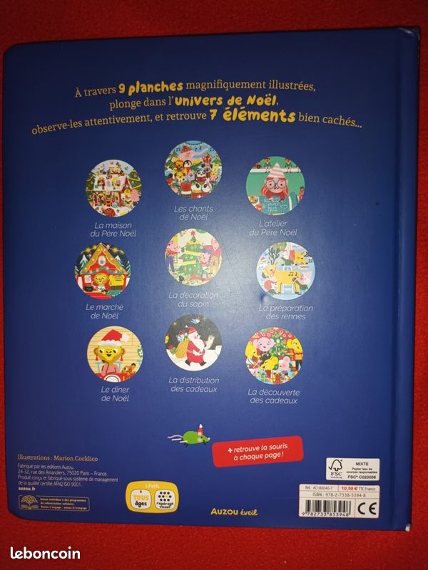 Lot de 3 livres " Cherche et Trouve des tout-petits" de Auzou (image 17)