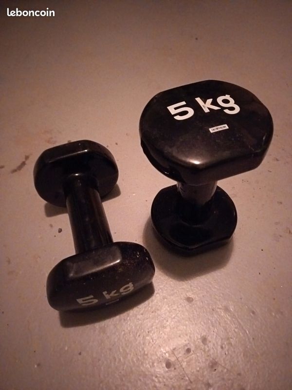 SPORTNOW set de 4 poids d'haltères, 2 x 5 kg/7,5kg poids