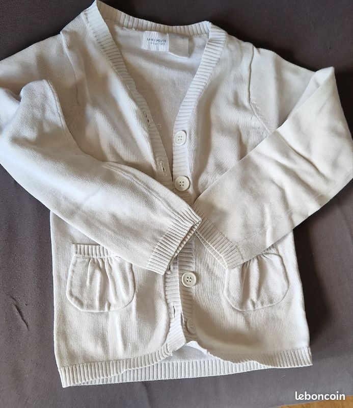 Lot gilets coton fille 4 ans (image 4)