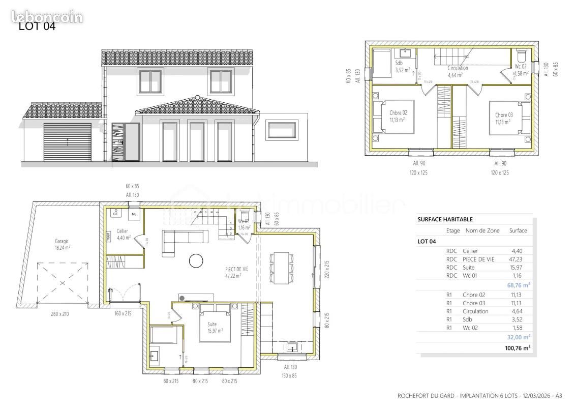 Terrain 385 m² Rochefort Du Gard (image 9)