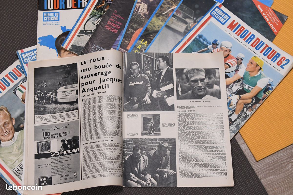 Série de numéros de miroir du cyclisme 1966 - Collection