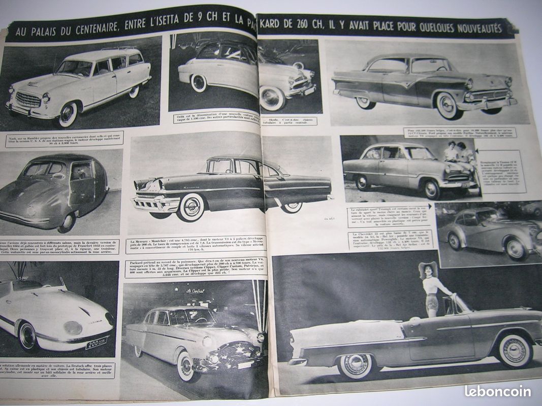 L'AUTOMOBILE magazine n° 106 de 1955 port gratuit (image 3)