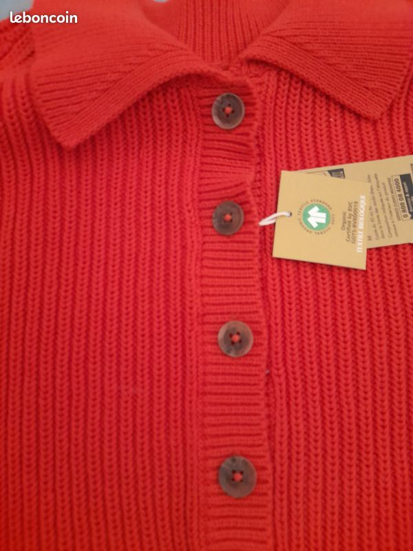 Pull rouge femme (image 2)