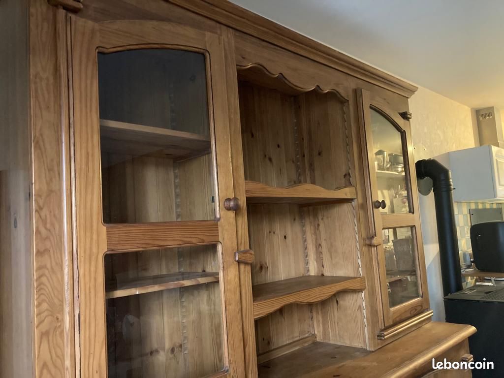 Beau vaisselier en bois / meuble en pin (image 5)