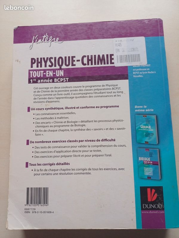 Physique-Chimie tout en 1 - 1ere annee BCPST (image 3)