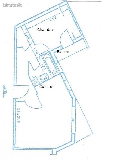 Appartement 2 pièces 41 m² · à Toulouse · 41 m² · 710 €/mois