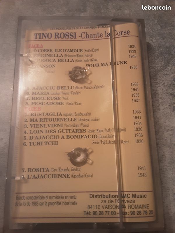Lot 5 k7 audio, Tino Rossi (image 9)