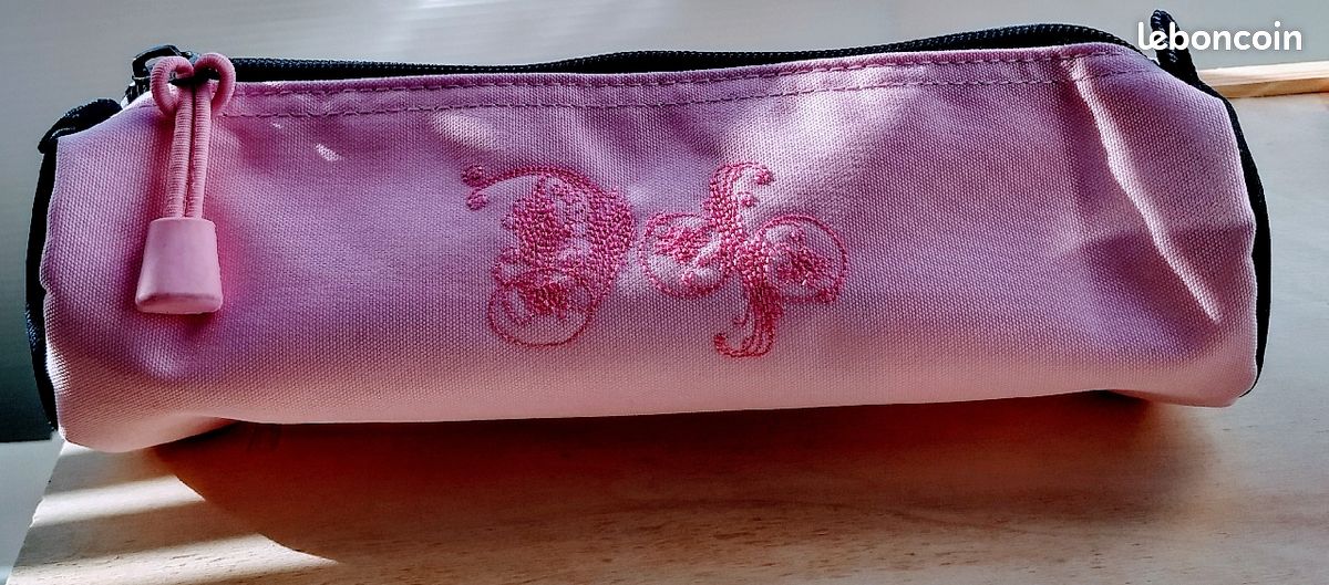 Trousse maquillage rose & blanche (image 8)