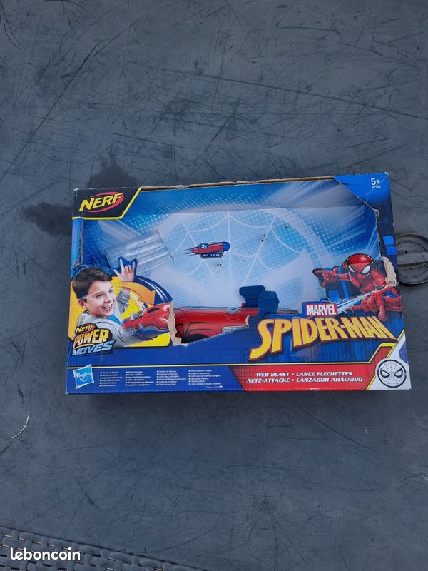 Nerf power moves marvel spider-man Jeux Jouets