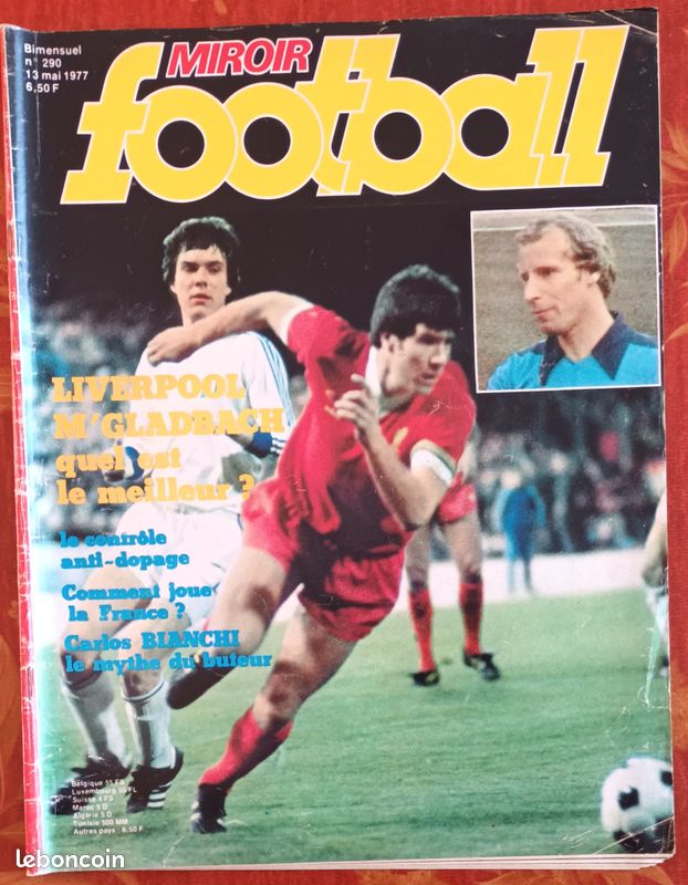 Carte Football 1977 Editions Rencontre - Carlos Bianchi - Collection Vintage