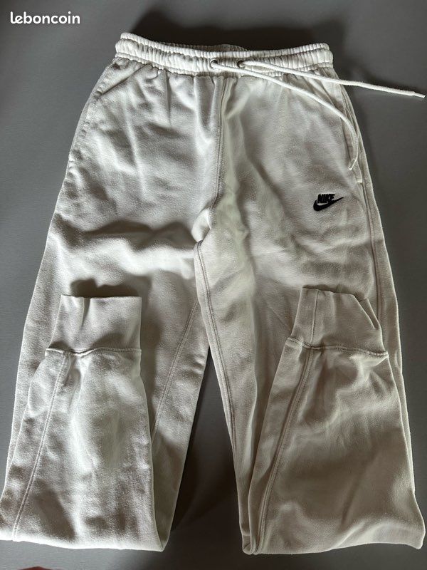 Bas de jogging Nike blanc XS (image 1)
