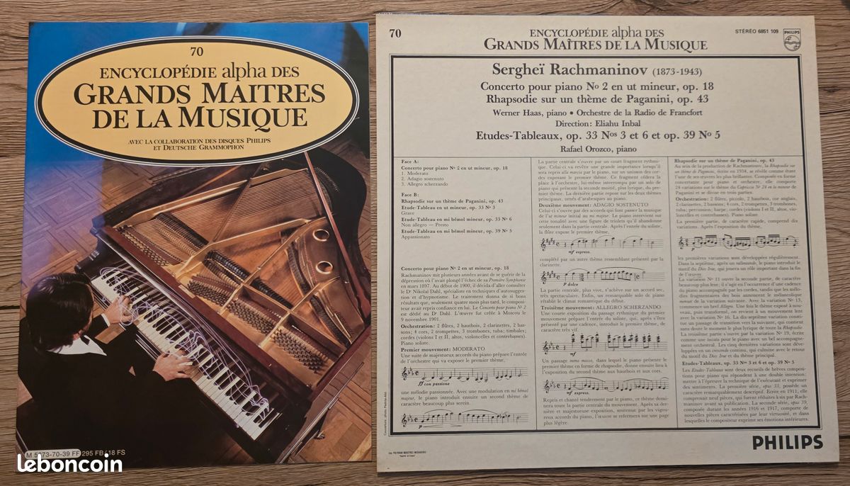 [70] Vinyle Serghei Rachmaninov (image 2)