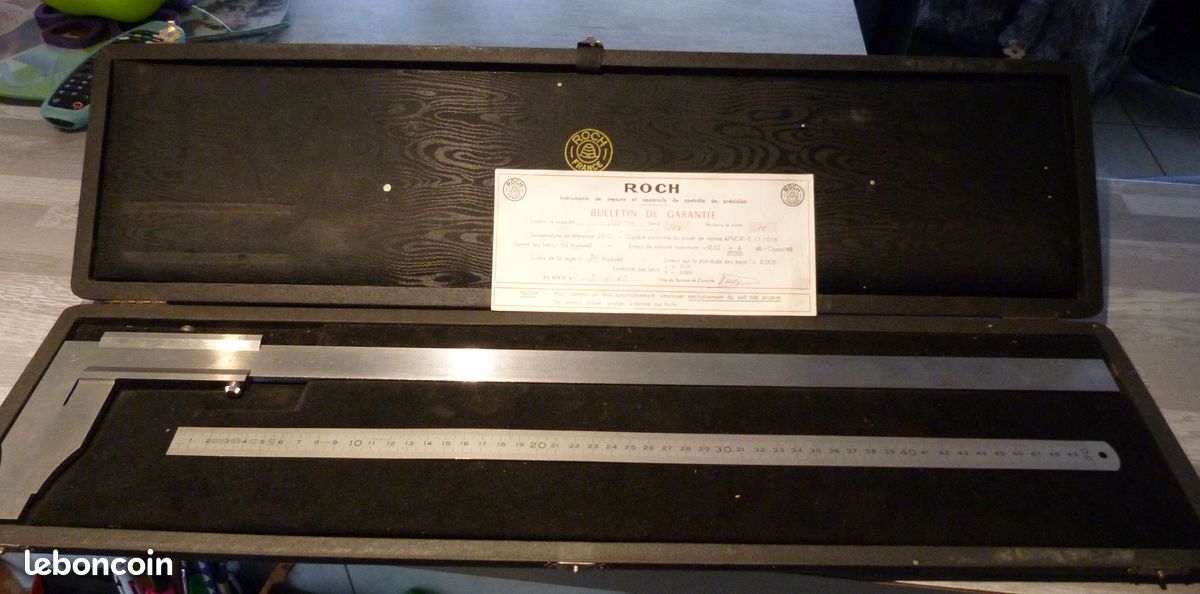 Rare Pied à Coulisse de Précision ROCH France (1963) – 500mm – État Exceptionnel (image 3)